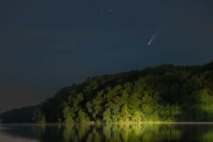 La más votada en Instagram. Jonathan Múnera López. "El cometa Neowise", tomada en Bloomington, Indiana, EEUU.