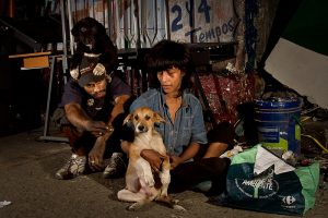 Mejor fotografía de mascotas: serie Cuando la pobreza es tu mayor riqueza. Juan Cadavid. Tomadas en Medellín, Antioquia - Colombia.